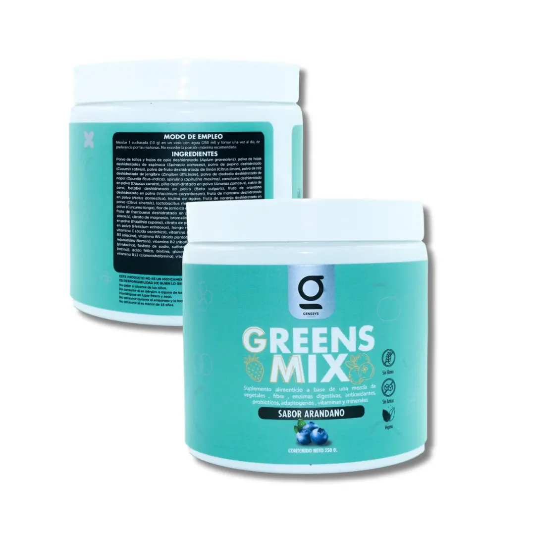 2 x Greens Mix (Arándano)