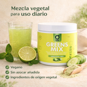 Greens Mix – Bebida vegetal funcional (Pepino-Limón)